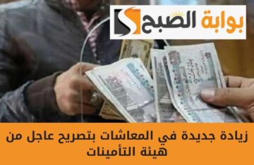 خبر هيفرح الكل من قلبهم.. زيادة جديدة في المعاشات بتصريح عاجل من هيئة التأمينات