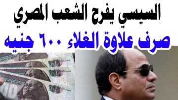 قرار رئاسي يُفرح الشعب كله بشأن زيادة علاوة غلاء المعيشة لهذه القيمة