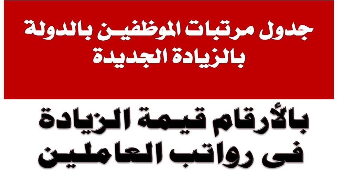 “الزيادة على الي فات والي جي زغرطوا”.. زيادة مرتبات الموظفين العاملين بالدولة بقيمة 3500 جنيه بأثر رجعي