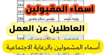 أسماء المشمولين في الرعاية الاجتماعية 2023 بالعراق لشهر أكتوبر من موقع spa.gov.iq مظلتي