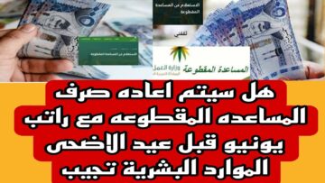 وزارة الموارد البشرية تحسم الجدل حقيقة صدور أمر ملكي بخصوص نزول المساعدة المقطوعة من جديد