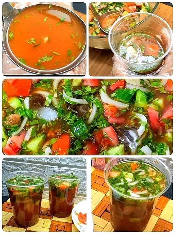 طريقة عمل سلطة الحاتي وماء السلطة مثل المطاعم