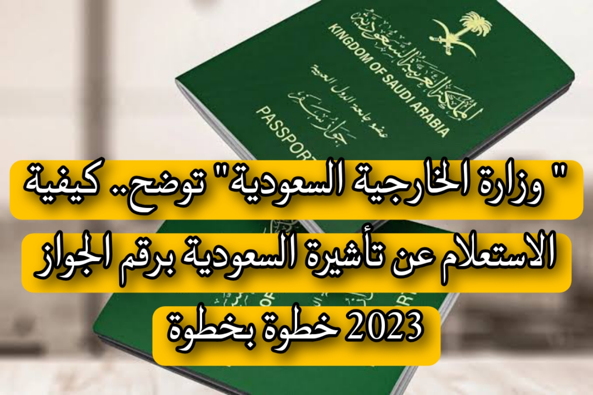 ” وزارة الخارجية السعودية” توضح.. كيفية الاستعلام عن تأشيرة السعودية برقم الجواز 2023 خطوة بخطوة