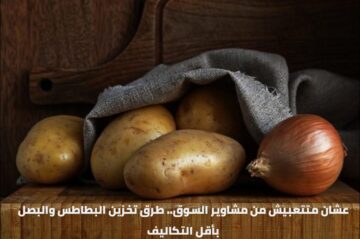 عشان متتعبيش من مشاوير السوق.. طرق تخزين البطاطس والبصل بأقل التكاليف
