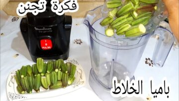 فكرة عبقرية.. البامية في الخلاط فكرة متخطرش على بالك لو جربتها مرة مش هتبطلي تعمليها الكل هيسالك عليها