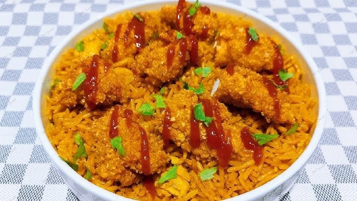 طريقة أرز ريزو المحلات بالوصفة الأصلية مع قطع دجاج كنتاكي 5 طريقة أرز ريزو المحلات بالوصفة الأصلية مع قطع دجاج كنتاكي