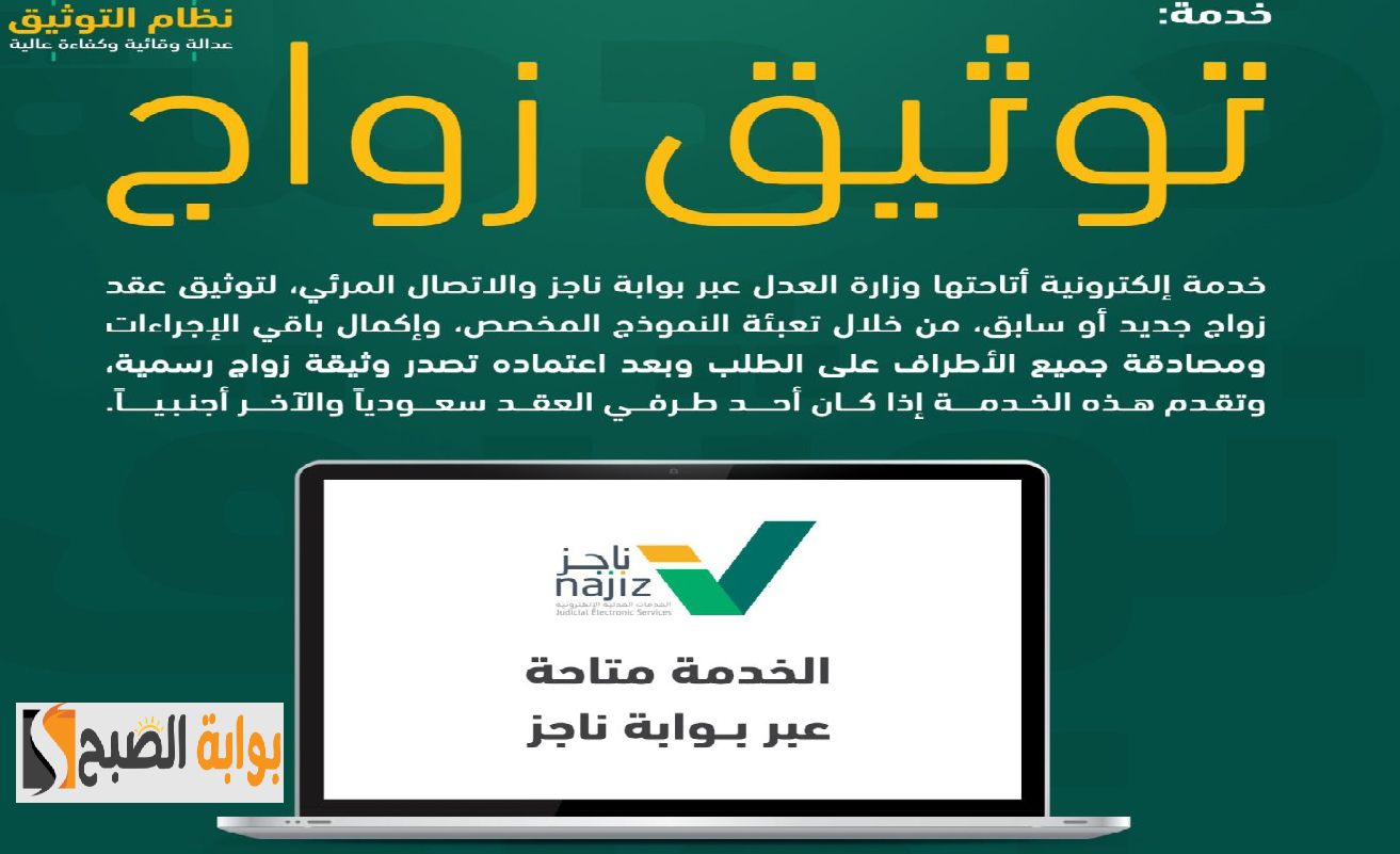 كيفية إنشاء عقد زواج جديد من منصة ناجز وخطوات توثيقه إلكترونياً 5 كيفية إنشاء عقد زواج جديد من منصة ناجز وخطوات توثيقه إلكترونياً