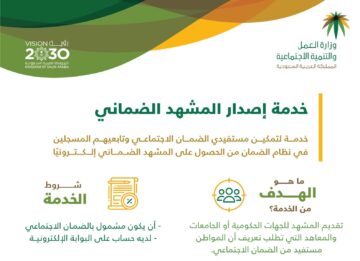 اصدرا مشهد ضماني الكترونيا 1445 بالخطوات الصحيحة لمستفيدي الضمان