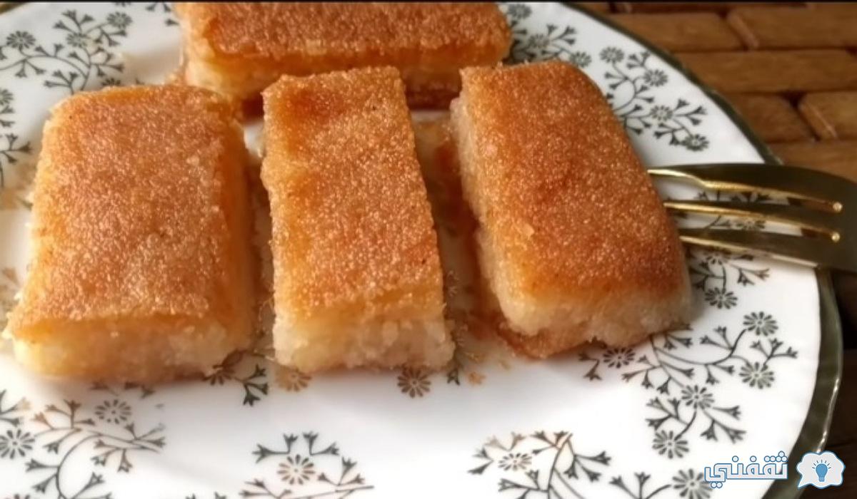 تذوب في الفم.. طريقة تحضير البسوسة باللبن في المنزل خطوة بخطوة