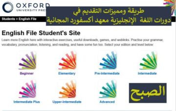 جميع دورات اللغة الإنجليزية معهد أكسفورد مجانية للجميع عن بعد.. إليك طريقة التقديم