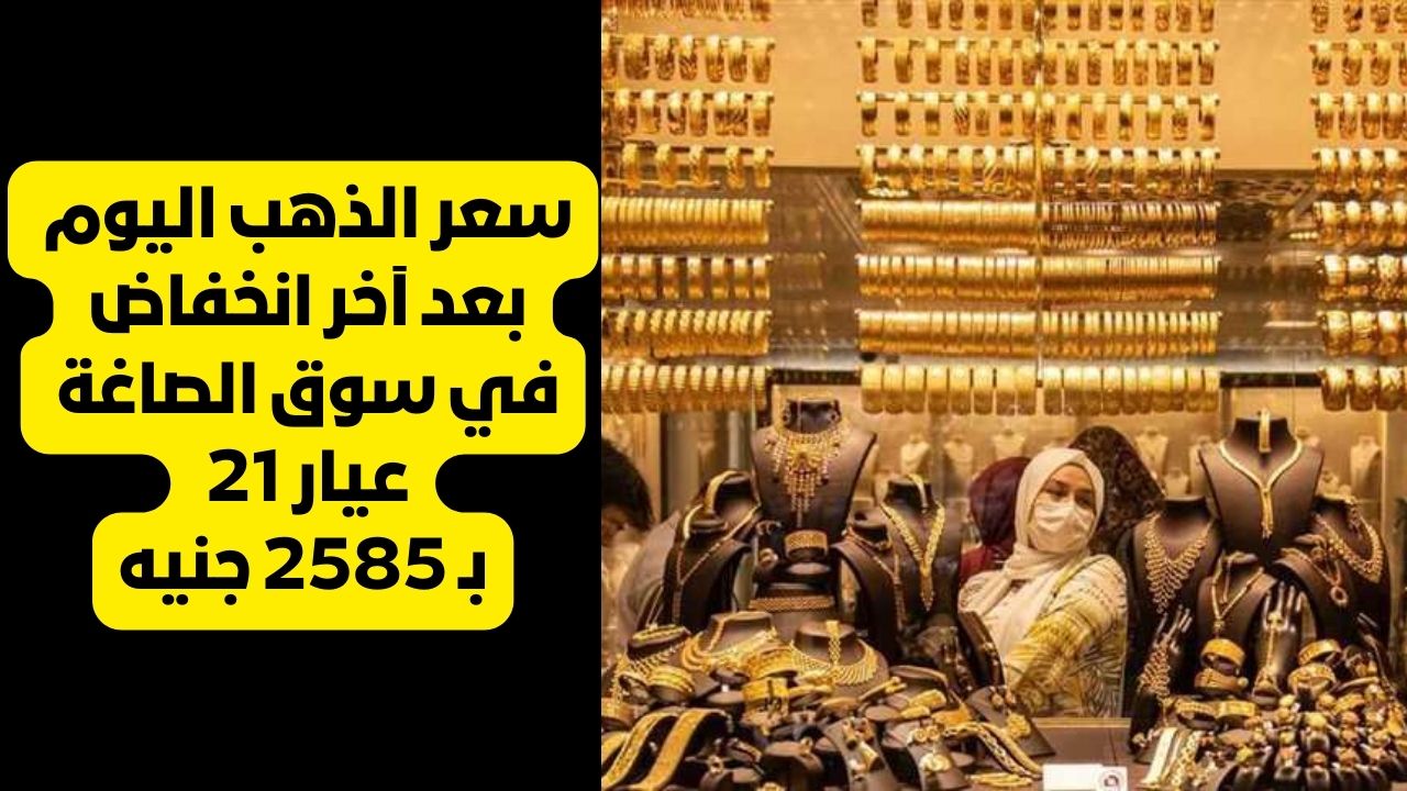 "بينزل بسرعة الصاروخ" مفاجأة في سعر الذهب اليوم بعد آخر انخفاض في سوق الصاغة بشأن عيار 21 5 “بينزل بسرعة الصاروخ” مفاجأة في سعر الذهب اليوم بعد آخر انخفاض في سوق الصاغة بشأن عيار 21