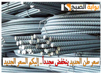 سعر طن الحديد ينخفض مجدداً..إليكم السعر الجديد اليوم 22 نوفمبر