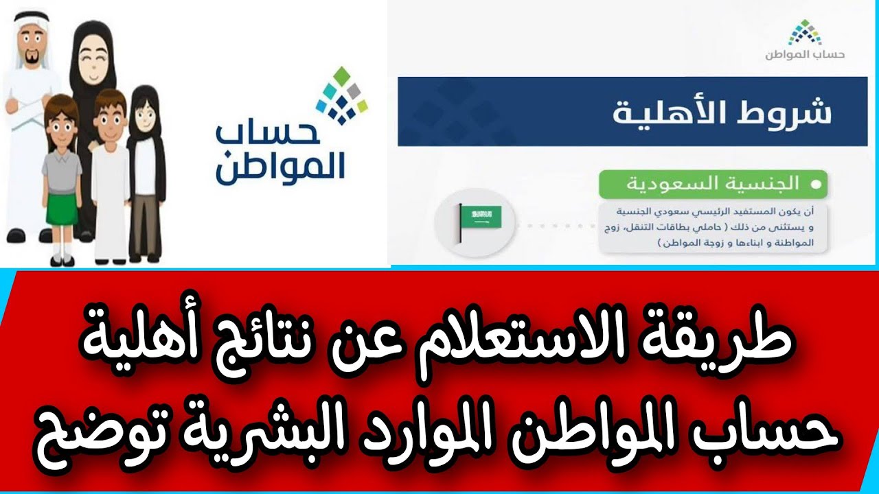 طريقة الاستعلام عن أهلية حساب المواطن 1445 للفئات المستفيدة من تلقي الدعم