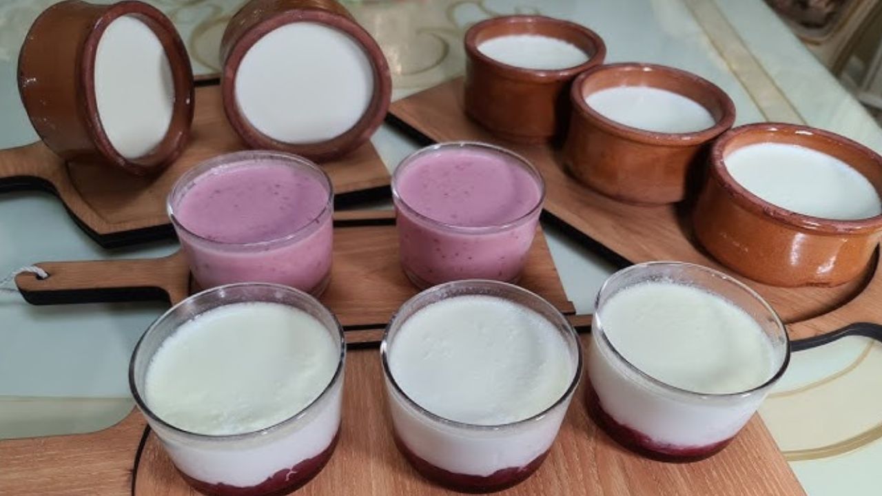 طريقة عمل الزبادي البيتي السادة وبالفواكه بوصفات سريعة ومش مكلفة