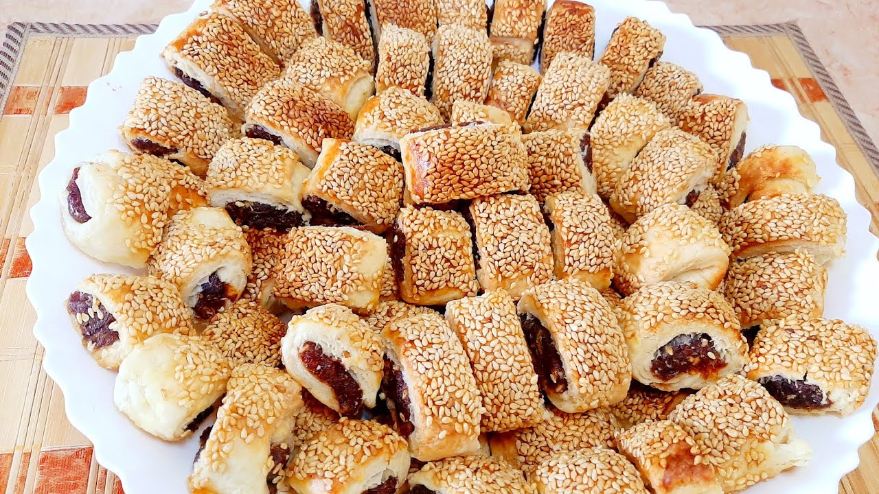 وجبة خفيفة وتحلية شهية “المنين الناعم بالعجوة يذوب في الفم ” بألذ وأحلى طعم