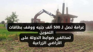 “غرامة تصل لـ 500 ألف جنيه” الحكومة تُحذر من وقف بطاقات التموين لمخالفي ضوابط الدولة + دفع غرامات مالية