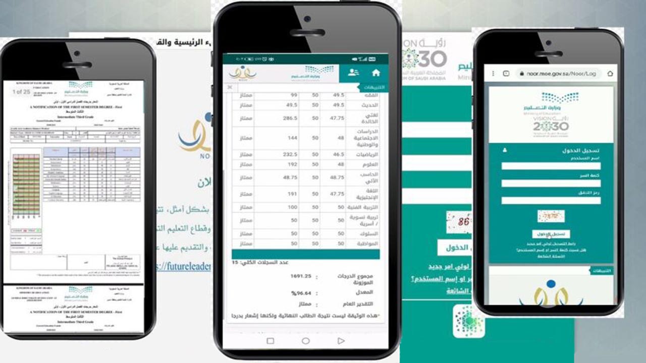نتائج الطلاب برقم الهوية 1445 في السعودية للفصل الدراسي الأول لكل المراحل عبر noor.moe.gov.sa 5 نتائج الطلاب برقم الهوية 1445 في السعودية للفصل الدراسي الأول لكل المراحل عبر noor.moe.gov.sa