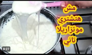 هتعمليها في البيت وطعم احلى بكتير.. طريقة عمل الجبنة الموتزريلا في المنزل .. ولادك بيحبوها جدا