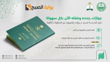 إصدار وتجديد جواز السفر إلكترونيا عبر منصة أبشر 1445