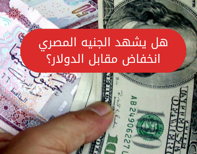 هل يشهد الجنيه المصري انخفاضات أخرى مقابل الدولار؟.. خبير مصرفي يكشف التفاصيل 5 هل يشهد الجنيه المصري انخفاضات أخرى مقابل الدولار؟.. خبير مصرفي يكشف التفاصيل