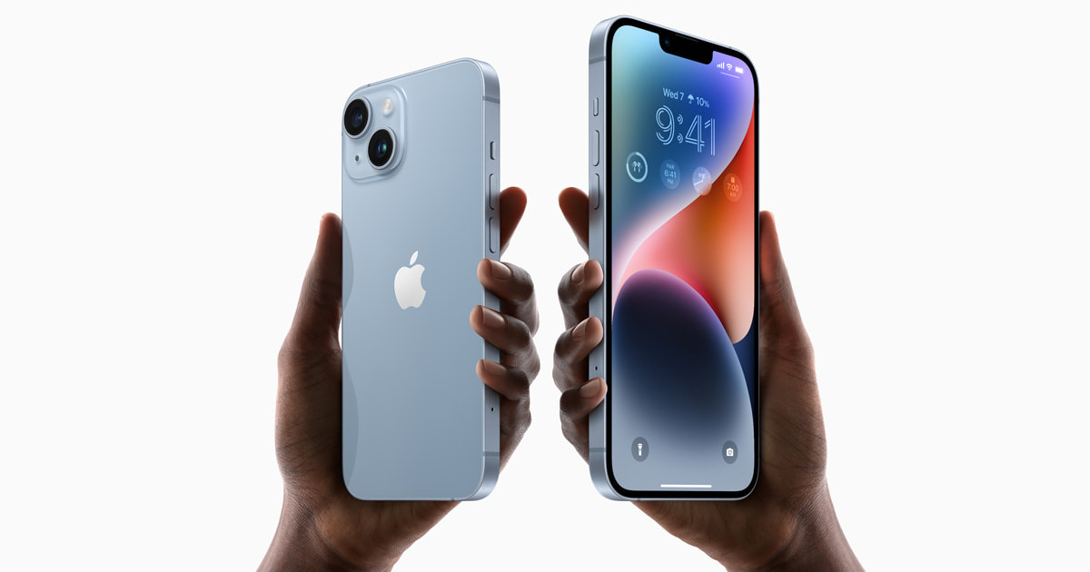 "موبايل الأناقة".. تعرف على مواصفات هاتف iPhone 14 Plus والسعر الرسمي للهاتف في السعودية والإمارات 5 “موبايل الأناقة”.. تعرف على مواصفات هاتف iPhone 14 Plus والسعر الرسمي للهاتف في السعودية والإمارات