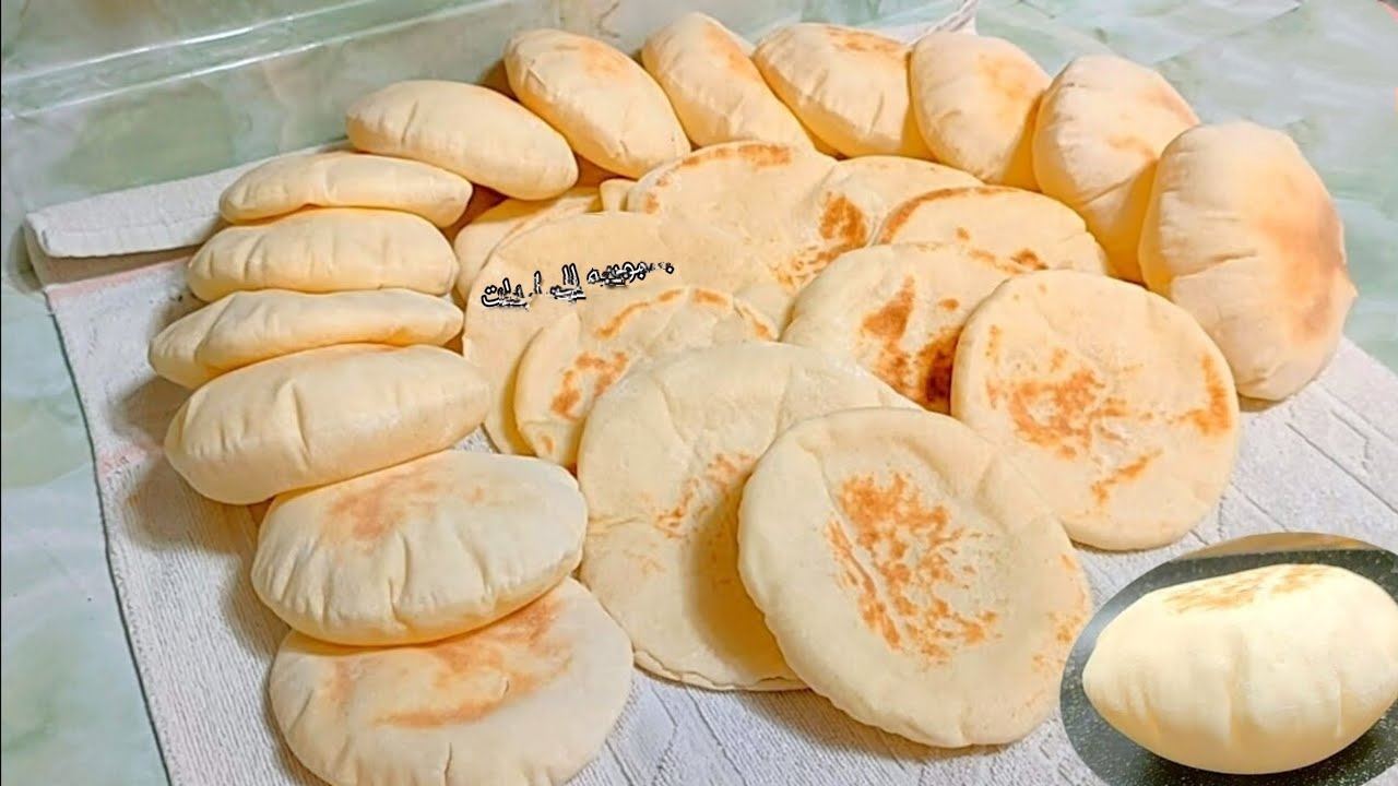بدون فرن.. بكيلو دقيق اعملي العيش البلدي الفلاحي علي الطاسة طري وهش ومنفوخ 30 رغيف أحلي بكتيير من الجاهز