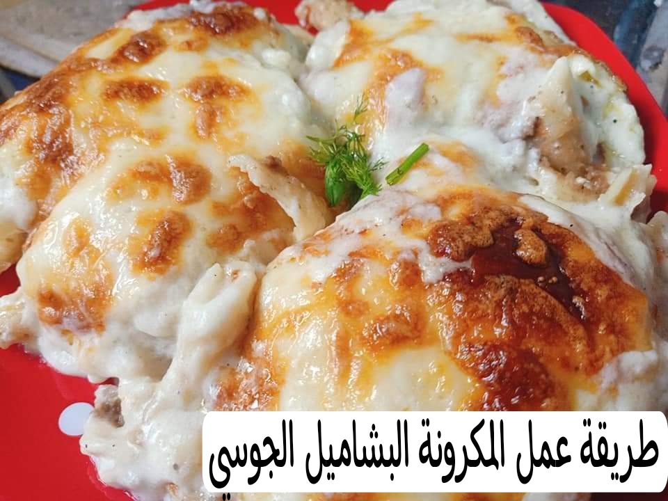 هتعمليها زي المحترفين…طريقة عمل المكرونة البشاميل الجوسي غرقانة في الصوص