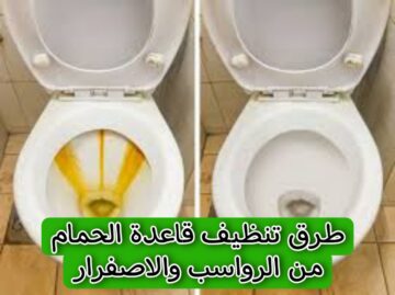3 وصفات سحرية فعالة في تنظيف قاعدة الحمام من الرواسب والاصفرار.. جربيها بنفسك وشوف الفرق