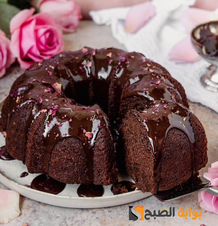 كيكة الشوكولاتة الاقتصادية بدون بيض أو  زبدة أو خلاط طرية وهشة