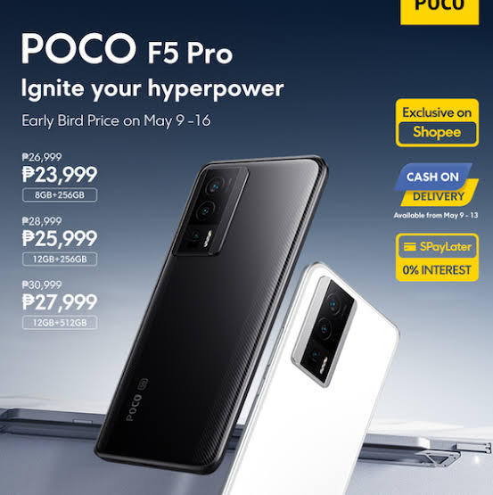 مواصفات وسعر هاتف POCO F5 5G سعر علي الايد ويستحمل معاك شغل اليوم كله