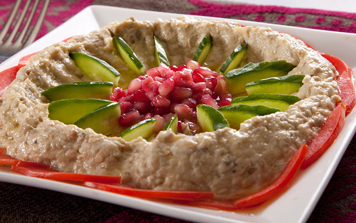 طريقة عمل بابا غنوج زي المطاعم ألذ سلطة للمشويات بمكونات بسيطة من بيتك