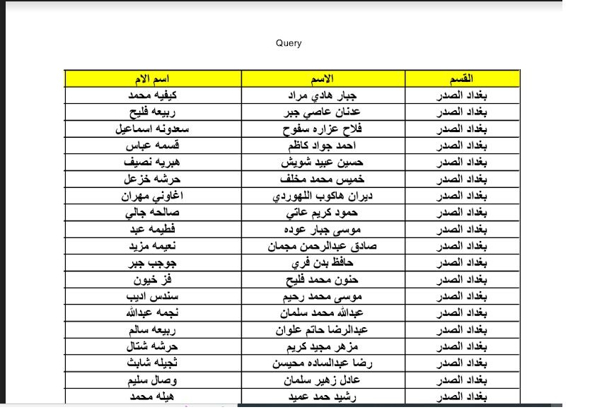 pdf الآن رابط كشوفات أسماء المشمولين في الرعاية الاجتماعية بالعراق 2023 الدفعة الاخيرة لشهر 12 من موقع وزارة العمل العراقية
