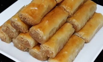 أحلى من أجدعها حلوانى اصابع الجلاش بالكنافه طعمها خرافي سهلة وسريعة التحضير