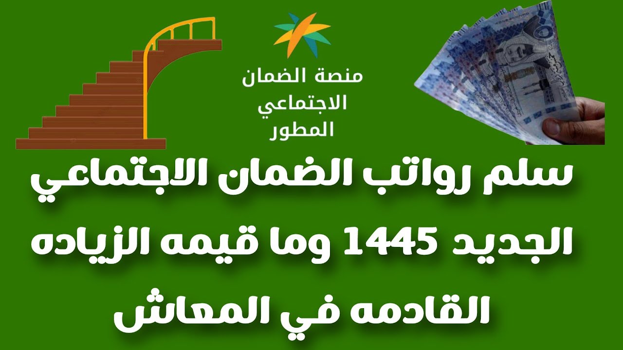 سلم رواتب الضمان الاجتماعي المطور 1445.. الموارد البشرية توضح 5 سلم رواتب الضمان الاجتماعي المطور 1445.. الموارد البشرية توضح