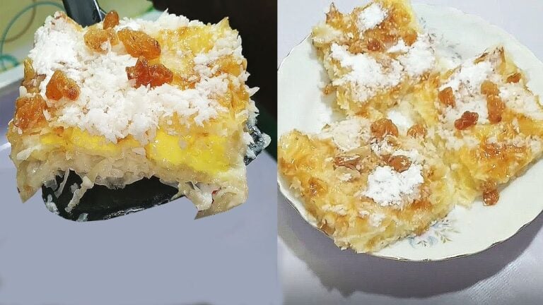 بكوب دقيق قومي حضري فطير بالسكر والكاسترد في البيت بدون فرن نهائيًا