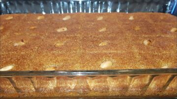 طرية وطعمها يجنن تذوب في الفم حضري هريسة جوز الهند في البيت بمكونات بسيطة اقتصادية