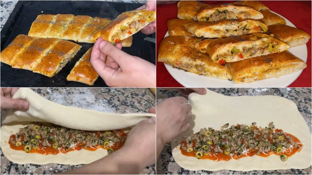لو عندك دقيق وحليب حضري الفطائر المحشية بالجبن سريعة طعمها خرافي هتعمليها كل يوم