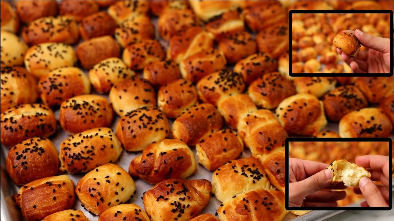 ٥٠ قطعة باتية.. بنص كيلو دقيق بس هش ومورق وطري .. اولادك هيعشقوه وهيطلبوه كل يوم
