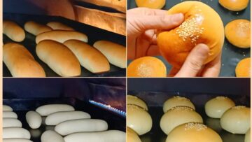 أسرار عمل العيش الفينو والكيزر طري وهش زي بتاع المخابز بمكونات اقتصادية للسندوتشات