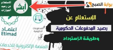 الاستعلام عن رصيد الجوازات برقم الحدود عبر ابشر ورصيد مدفوعات الخدمات 1445