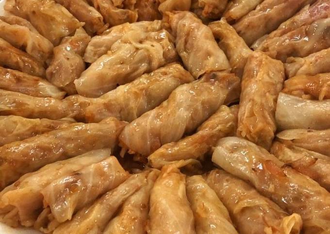 طريقة عمل محشي الكرنب في البيت بخطوات بسيطة 5 طريقة عمل محشي الكرنب في البيت بخطوات بسيطة