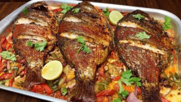 طريقة عمل السمك البلطي مشوي بخطوات سهلة وبطعم زي المطاعم