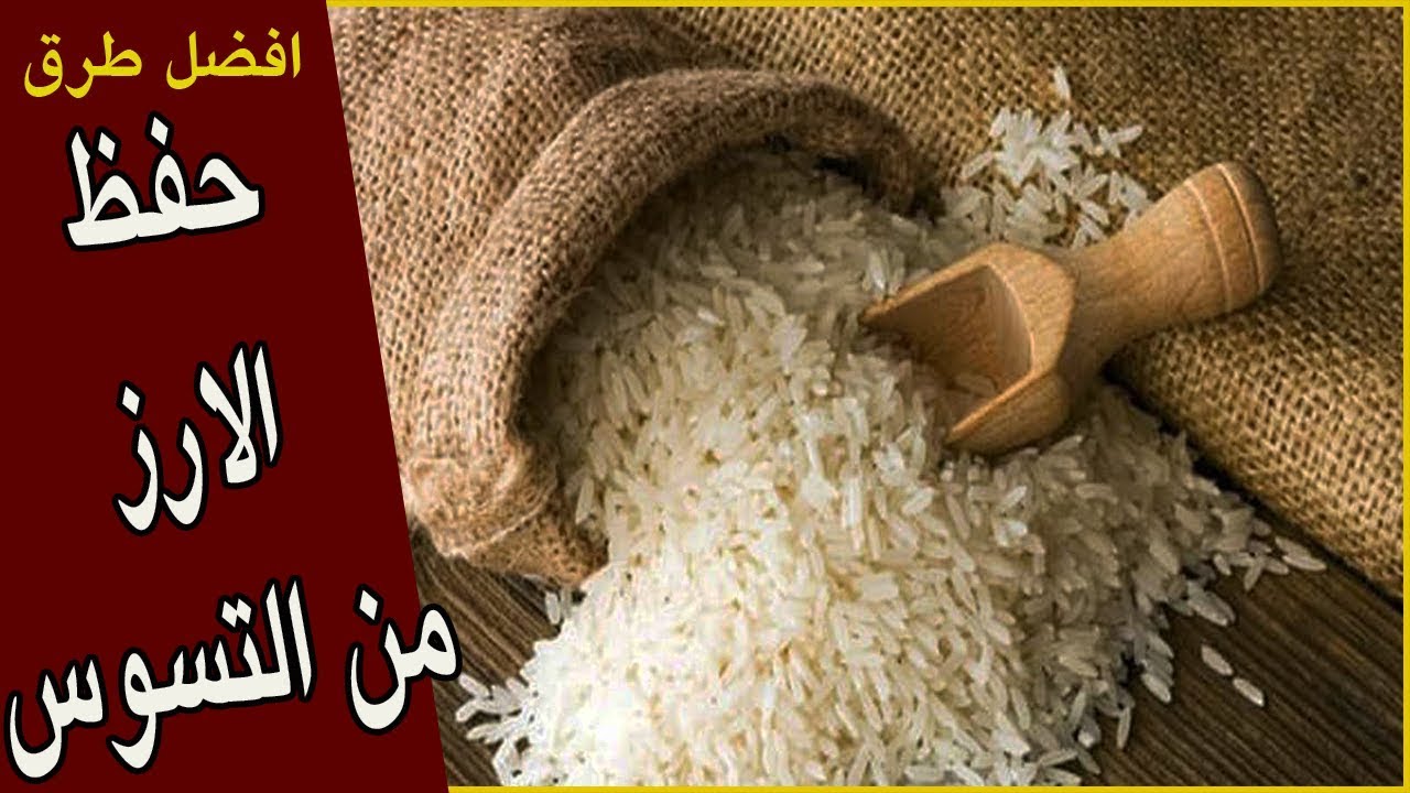 طريقة تخزين الأرز من السنة للسنة وحل فعال للأرز المسوس 5 طريقة تخزين الأرز من السنة للسنة وحل فعال للأرز المسوس