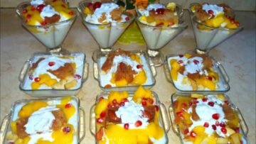 طريقة عمل الأرز باللبن بالفواكه في المنزل لتحلية رائعة وشهية