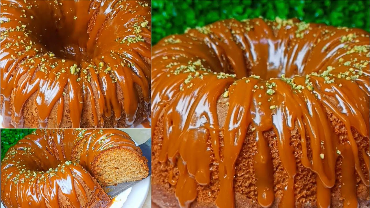 طريقة عمل كيكة التمر بصوص التوفي الرهيب أحلى كيك يمكنكِ تذوقه
