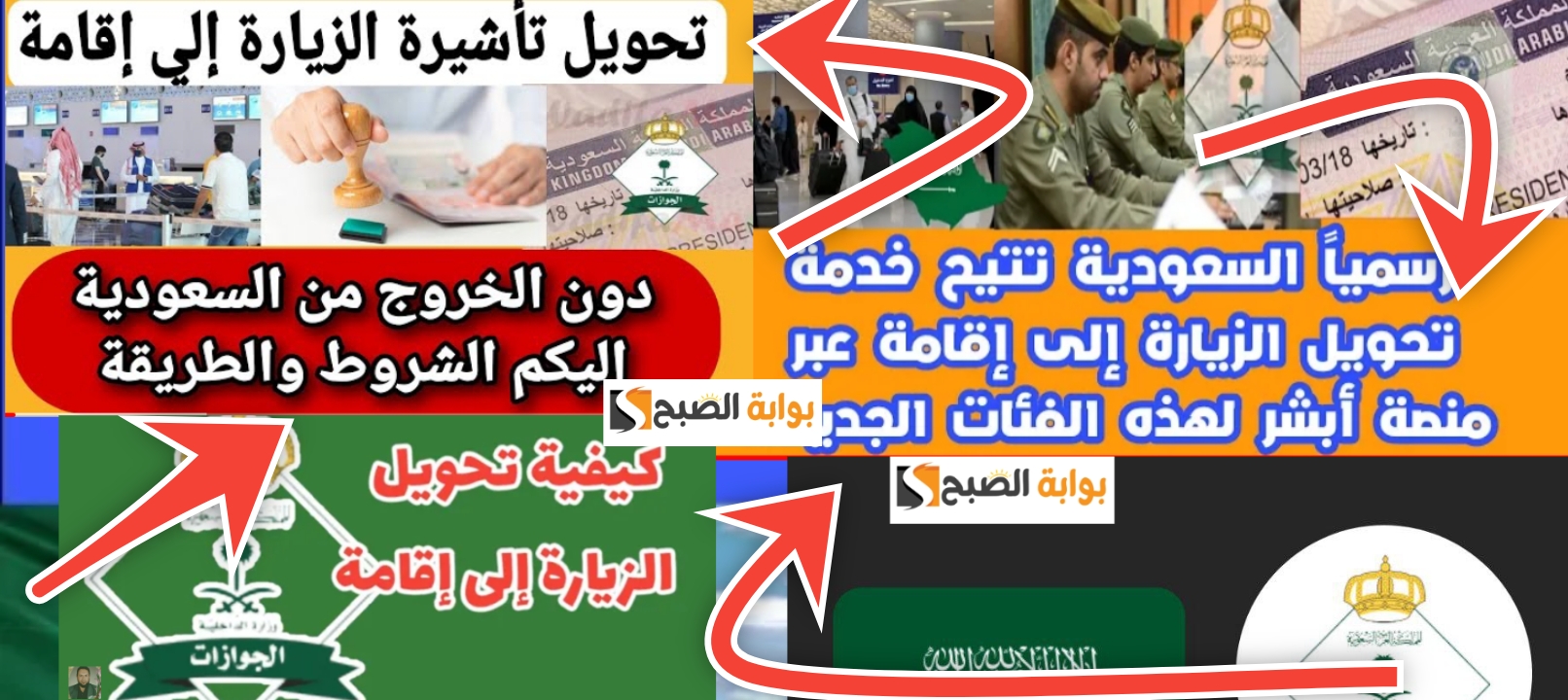 ما هي شروط تحويل الزيارة الى اقامة في السعودية ؟ والرسوم المطلوبة 1445 – 2024