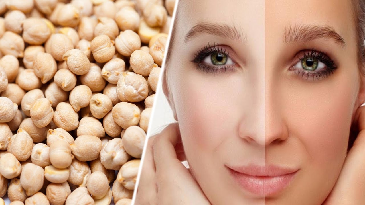 ماسك الحمص للوجه تفتيح مثالي وبشرة ناعمة كالأطفال