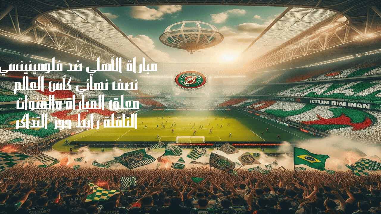مباراة الأهلي ضد فلومينينسي نصف نهائي كأس العالم معلق المباراة والقنوات الناقلة رابط حجز التذاكر