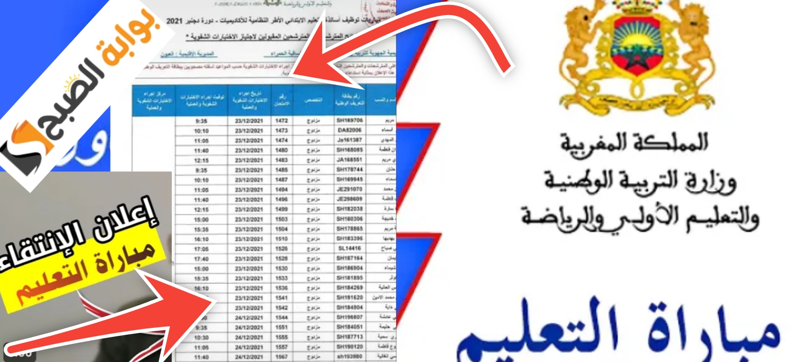 نتائج الانتقاء الأولي لمباراة التعليم 2024 - 2025 بالتعاقد المغرب 5 نتائج الانتقاء الأولي لمباراة التعليم 2024 – 2025 بالتعاقد المغرب