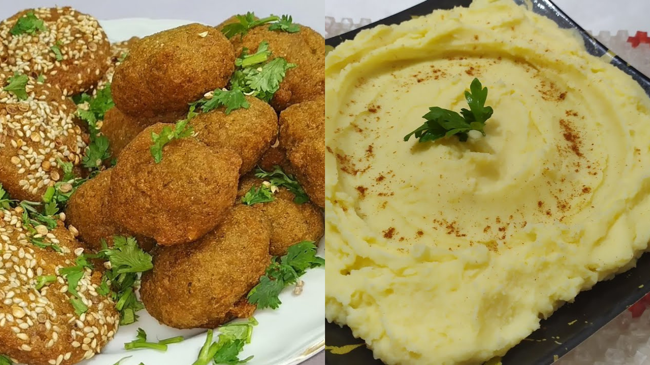 أحلى فطار لأولادك في البيت .. اعملي البطاطس البوريه والطعمية المصرية بمكونات بسيطة اقتصادية